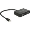 DeLOCK Displayport 1.2 Splitter, 1 x Mini Displayport in >