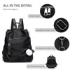 NICOLE & DORIS Women's Fashion Backpack Lightweight Nylon Rucksack Anti-Theft