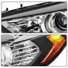 TUSDAR Headlight Assembly Set Compatible with 2013-2016 Ford Fusion Driver