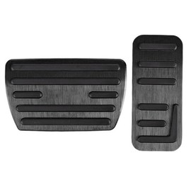 SAWAKAKI Honda Dedicated Vezel RV Series/ZR-V RZ Series/Accord CY Series/Fit GR Series Aluminum Axle Pedal Brake Pedal Cover 2 Piece Set (Black)