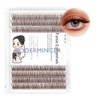 Bodermincer 231 Clusters D Curl Dark Brown/Black Individual Eyelash Extension