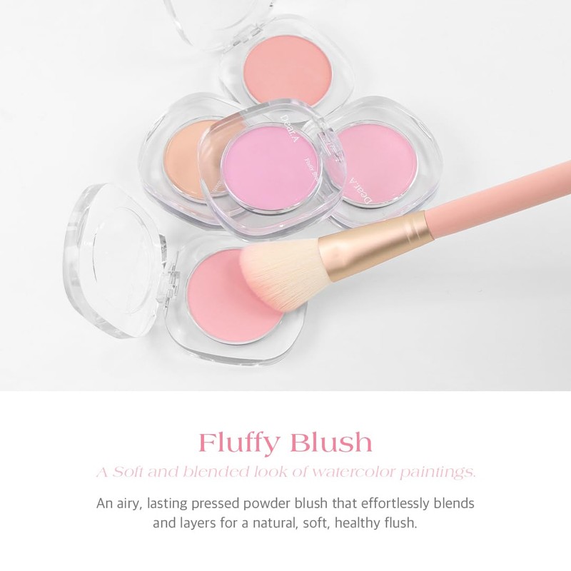 Dear.A Fluffy Blush Fluffy Blush 4.5g Korean Cosmetics (03 Titi)