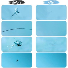 2 PCS Bottles Nano Glass Crack Repair Liquid.Windshield Crack Repair Kit, Car Window Cracks Gone Glass Repair Fluid, Quick Windshield Repair for Chips and Cracks, Bulls-Eye and Star-Shaped Crack