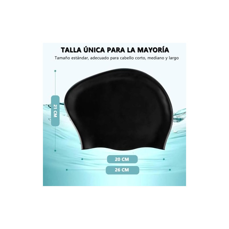 Gorros de Natación para Pelo Largo | Pelo Largo, Natación,