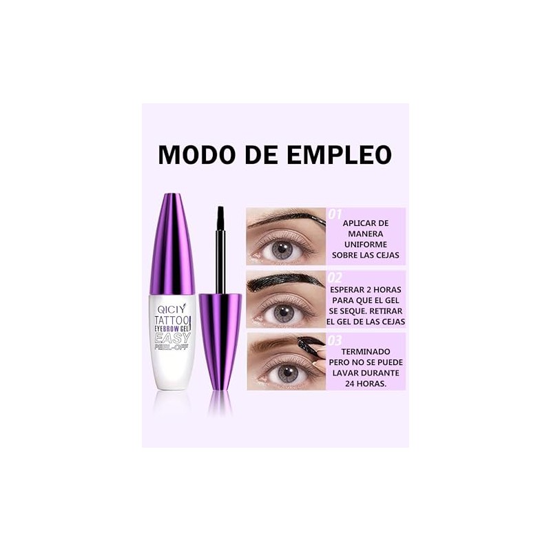 Erinde Gel para cejas peel-off, #02