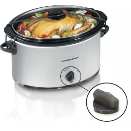 ulovemydeals Control Temp Knob for Hamilton Beach 7 Qt Crock Pot Slow Cooker 33149 3D Printed