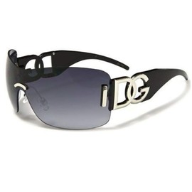 DG STUDIO Designer Celebrity Oversized Black Classic Retro Big Vintage UV400 Women's Ladies Girls Fashion Large Frame Sunglasses