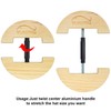 YUNJING Hat Stretcher Wooden Adjustable Buckle One Size Fits All