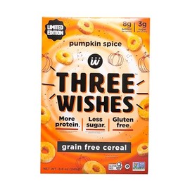 Three Wishes Cereal Pumpkin Spice Grain Free Cereal, 8.6 OZ
