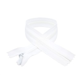 Unique Zipper YKK #5 Heavy Conceal - Invisible (Bridal Wear), Select Length and Color (Length 23 inches, White)