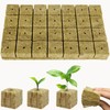 HFVZCB 28 Pieces Rock Wool Cultivation Cubes, Rock Wool Set,