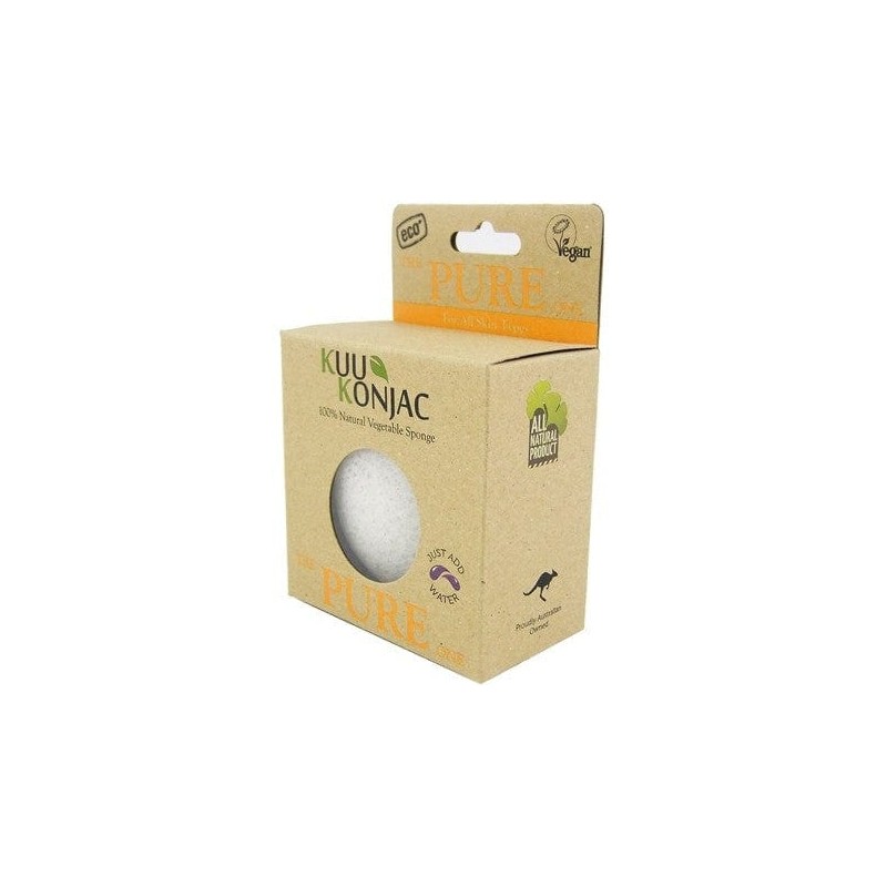 KUU konjac sponge - pure deep cleansing