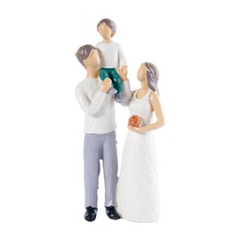 Brizoria Family Figurines Home Decor Mother and Son Figurine Carved Wood Look Resin Statue 1st for New Mom First for New Dad Sweet New Parents Gifts