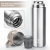 Vacuum Insulated Flask 700ml/23.6oz Stainless Steel Thermo Bottle with Cup