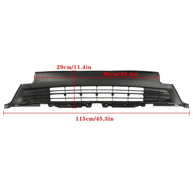 RainMan S Front Bumper Grille Textured Black Replacement for RAV4