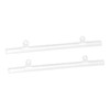 MECCANIXITY PVC Poster Hanger Rail Poster Strip Bar 25cm/10inch Clear