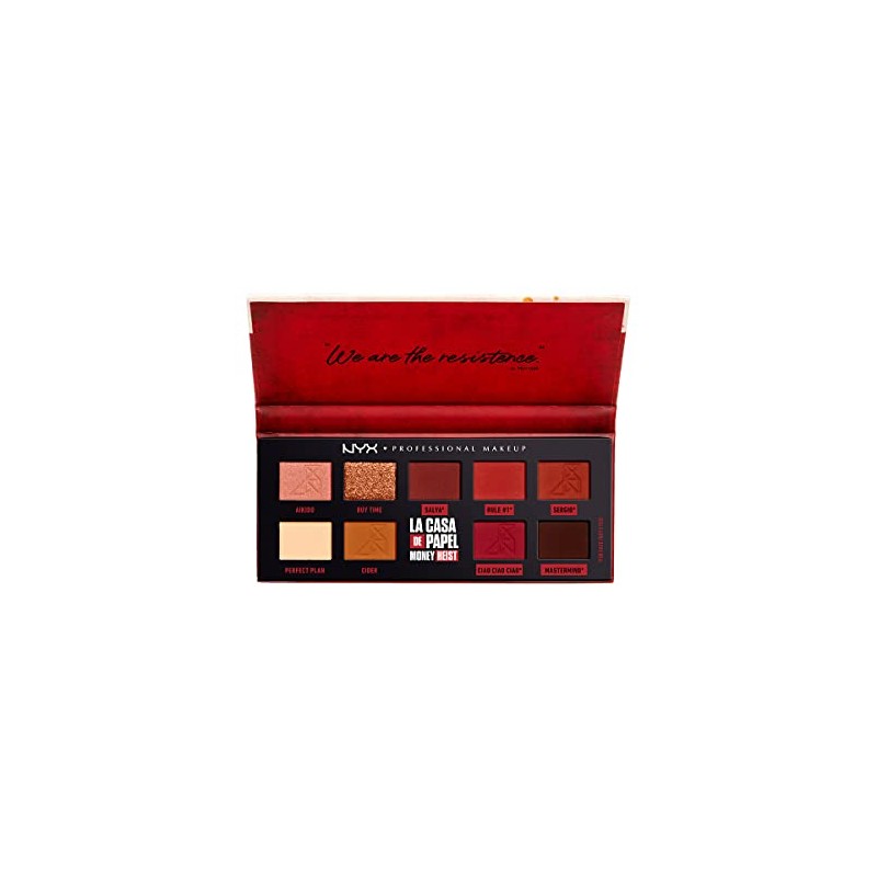 CASA DE PAPEL PALETA DE SOMBRAS EL PROFESOR