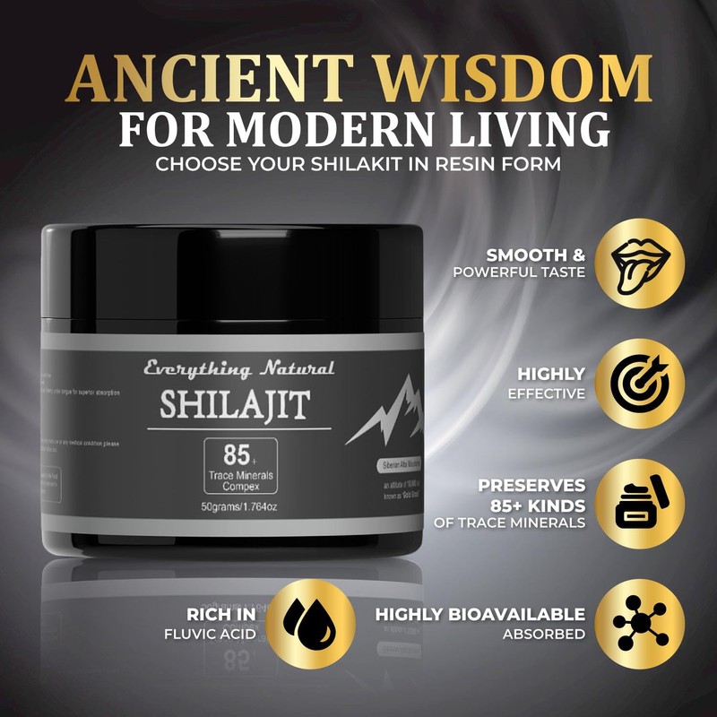Himalayan Shilajit Resin 50g/1.76oz 100% Pure