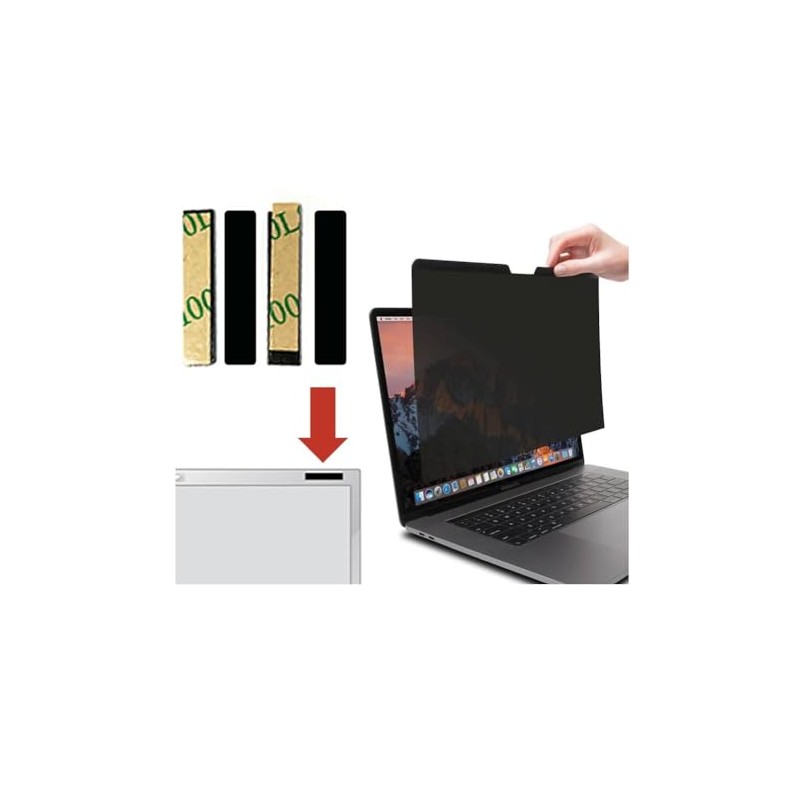 Magnetic Sheet for Peeping Prevention Computer Filters (4 Pieces, 1