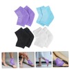 WOONEKY 4pairs Moisturizing Gel Heel Socks of High Heel Protectors