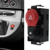 ECSiNG Car Hazard Warning Light Switch 6-pin 8200214896 8200483813 8200523299