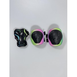 JeeFree Skateboard Pads Kids/Youth/Adult Shield Elbow Pads and Wrist Guards Protective Gear,Strong Double Straps&Adjustable Easy-Fix Clips for Skateboarding,Rollerblading,ScooterRoller,Skating,Bicycle