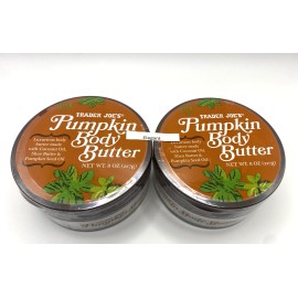 Trader Joe's 2pk Trader Joe's Pumpkin Body Butter 2x 8oz  Jar Creamy Whipped Moisturizer Set