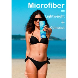 2 Pack Microfiber Lightweight Beach Towel Sand Free Quick Dry Absorbent Thin Compact Towels for Swimming Pool Camping Beach Accessories Large Easy Pack Travel Things for Vacation Essentials Gift