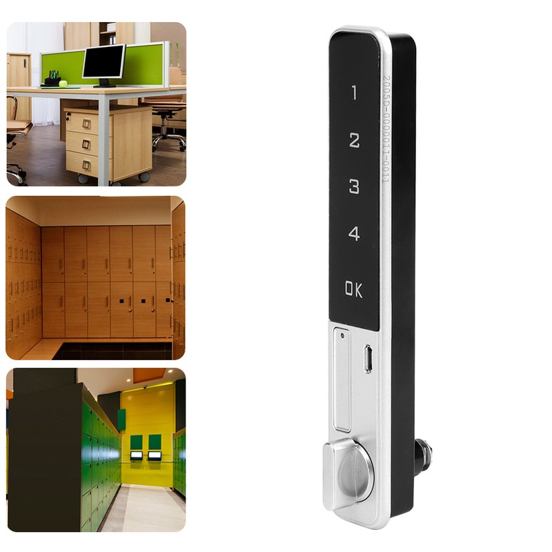 Zinc Alloy Electronic Smart Password Lock Touch Keypad with Flat