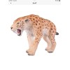 Mojo Smilodon, Sabre Tooth model figure toy Jurassic prehistoric figurine