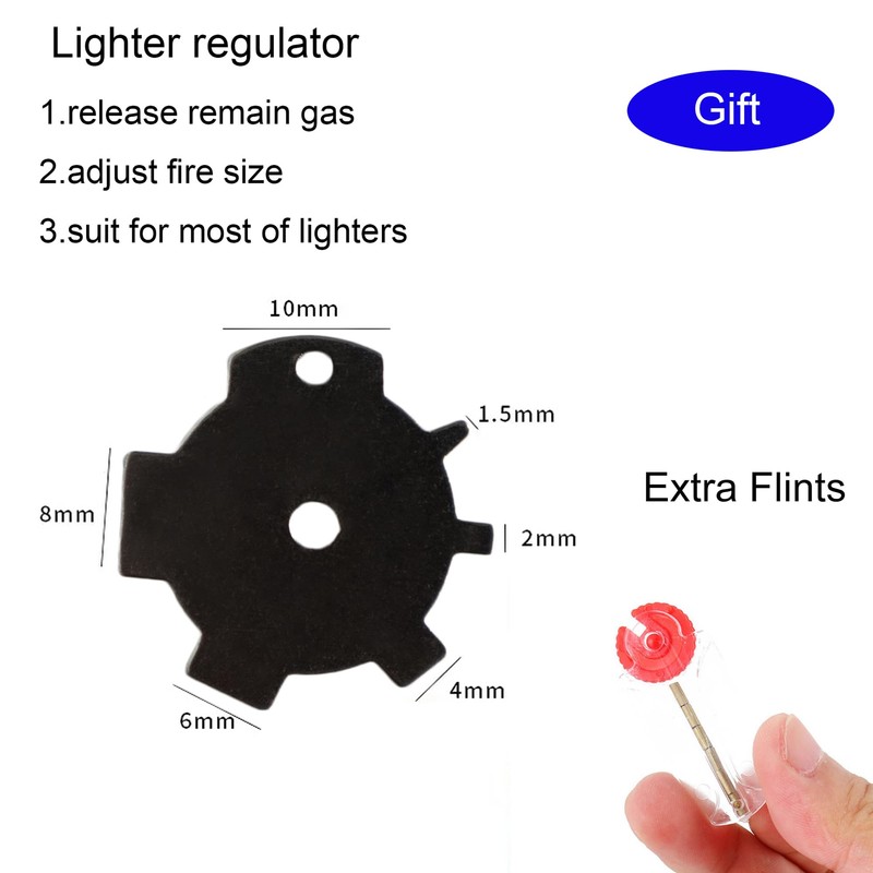 5 Pack Butane Torch Lighter,5 Color Portable Lighters,Single Jet Flame