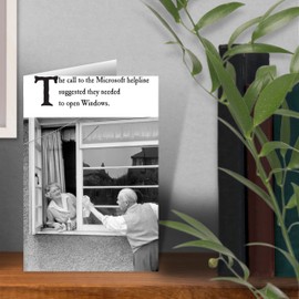 Emotional Rescue Funny Birthday Card, Birthday Card Funny, Windows, Greetings Cards,Multi,170 x 120 mm