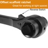 TOCHUN 19mm x 24mm Double Ended Socket Ratcheting Podger Scaffold