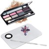 Sinen Professional Stainless Steel Makeup Palette Cosmetic Palette with Spatula