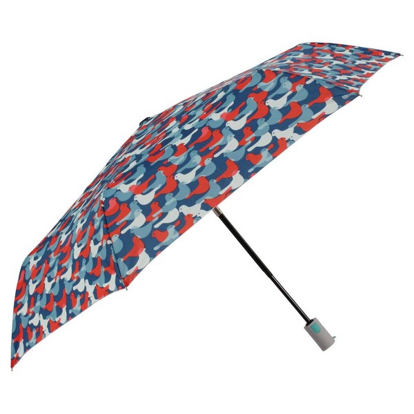 Ogawa 81053 Folding Umbrella, Women's, Lightweight, 7.8 oz (220 g), 21.7 inches (55 cm), 6 Ribs, One-touch Automatic Open/Close, Prevents Popping Out in the Middle with Safety Device, Corco Bluebird,