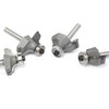 Akylin 4Pcs Table Edge Ogee Bits Set,1/4" Shank,Ogee Fillet Bits