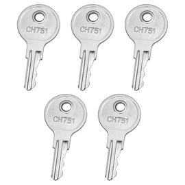 10 Pcs CH751 Replacement Keys, RV Keys Universal CH751 Replacement Keys for RV Door Lock Storage Cabinet Tool Boxes Locks Carts Shells
