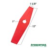 FORESTER 12" Universal Mulching Blade - Brush Cutter Blade for