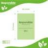 Responsible Products 55 Gallon Kitchen Bin Liners, Certified Compostable, Heavy