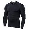LAFROI Men's Long-Sleeved UPF 50+ Compression Shirt Rash Guard CLY08C,