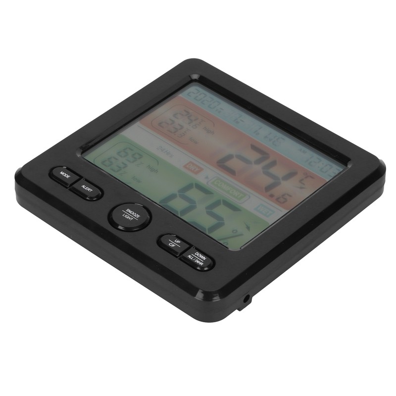 Digital Color Screen Temperature and Humidity Meter Indoor Thermometer Hygrometer