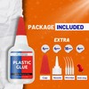 Adhesive Guru Plastic Glue (4X 0.7 oz) Ultra Strong Super