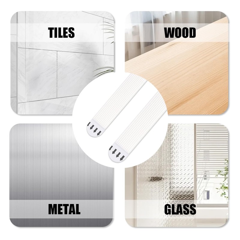 WeddHuis 24 Pairs (48 Strips) Picture Mounting Strips, Picture Mounting