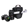 FOSOTO, Shoulder Camera Bag for Canon, Nikon, Sony, PU Leather