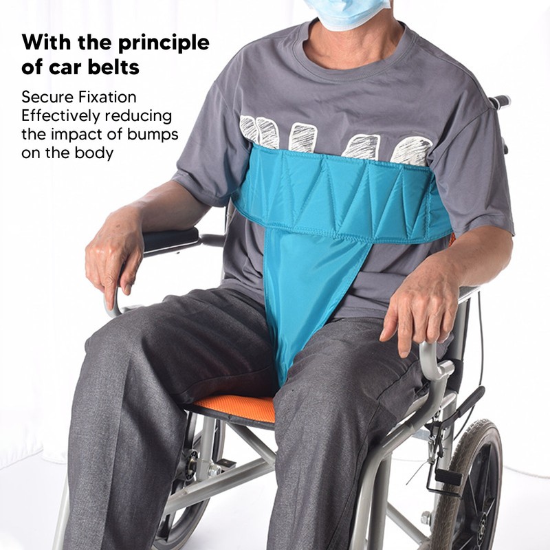 Wheelchair Belt with Adjustable Strap Waterproof Wheelchair Harness for Elderly