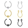 QWALIT Fake Septum Ring Fake Septum Piercing Faux Septum Nose