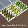 Woohome 32 Miniature Grass Cluster, Red Static Grass Tuft Model