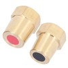2pcs Battery Connector Revise M8 Brass Good Electrical Conductivity Pile