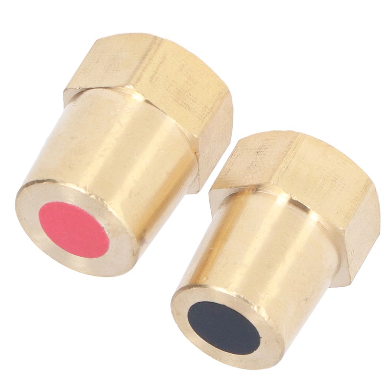 2pcs Battery Connector Revise M8 Brass Good Electrical Conductivity Pile