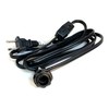 National Artcraft Heavy Duty 6' Black Lamp Cord Set with